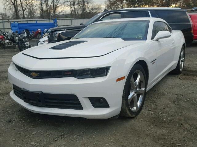 2G1FK1EJXF9168473 - 2015 CHEVROLET CAMARO 2SS WHITE photo 2