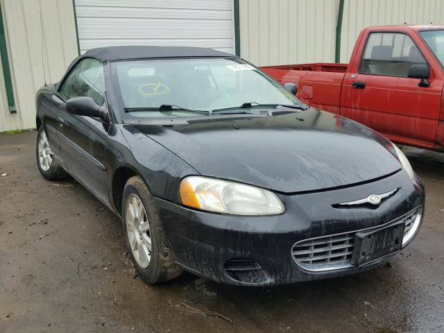 1C3EL75T53N543378 - 2003 CHRYSLER SEBRING GT BLACK photo 1