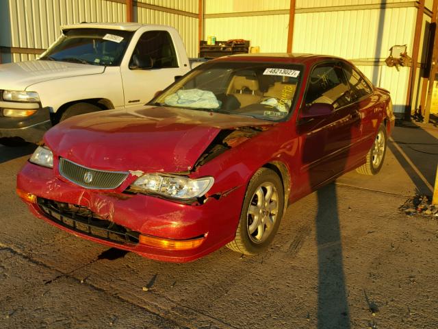 19UYA225XWL001492 - 1998 ACURA 3.0CL RED photo 2