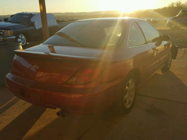 19UYA225XWL001492 - 1998 ACURA 3.0CL RED photo 4