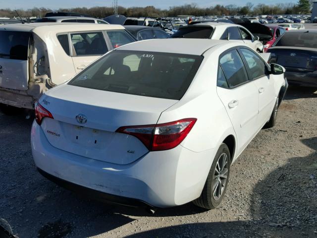 5YFBURHE5GP429569 - 2016 TOYOTA COROLLA L WHITE photo 4