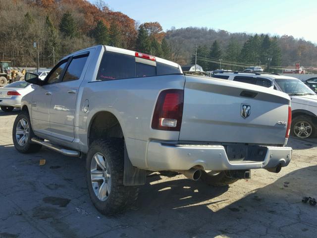 1C6RR7MT7ES167193 - 2014 RAM 1500 SPORT SILVER photo 3