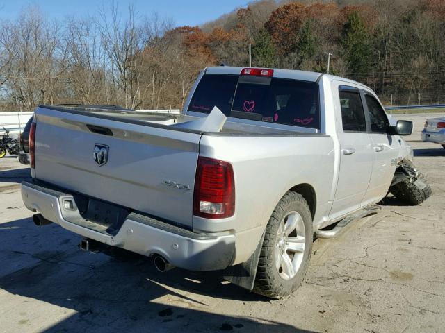 1C6RR7MT7ES167193 - 2014 RAM 1500 SPORT SILVER photo 4