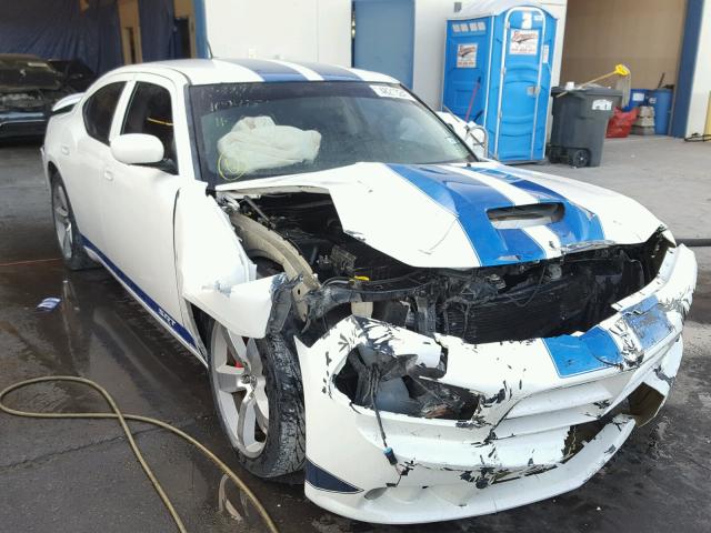 2B3KA73W18H253822 - 2008 DODGE CHARGER SR WHITE photo 1