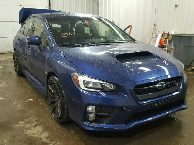 JF1VA2M60H9824932 - 2017 SUBARU WRX STI BLUE photo 1