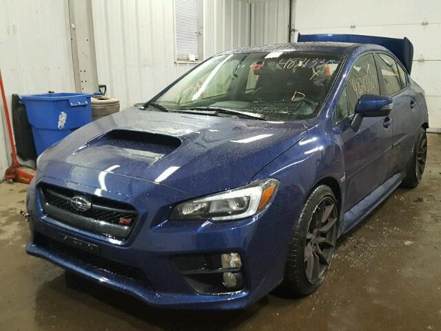 JF1VA2M60H9824932 - 2017 SUBARU WRX STI BLUE photo 2