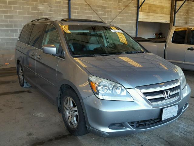 5FNRL38637B018853 - 2007 HONDA ODYSSEY EX BLUE photo 1