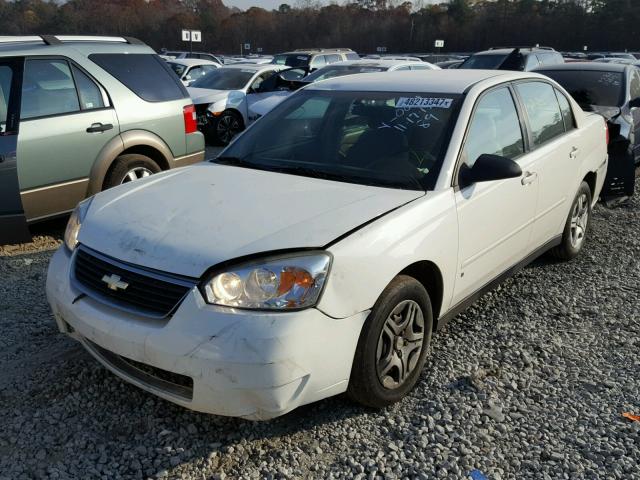 1G1ZS58F07F130044 - 2007 CHEVROLET MALIBU LS WHITE photo 2