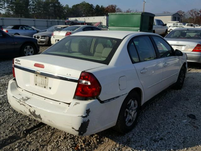 1G1ZS58F07F130044 - 2007 CHEVROLET MALIBU LS WHITE photo 4