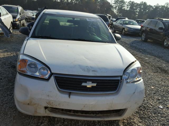 1G1ZS58F07F130044 - 2007 CHEVROLET MALIBU LS WHITE photo 9