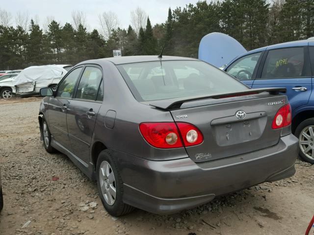 1NXBR32E16Z713995 - 2006 TOYOTA COROLLA CE CHARCOAL photo 3