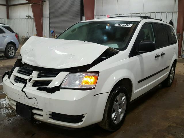 1D8HN44HX8B174445 - 2008 DODGE GRAND CARA WHITE photo 2