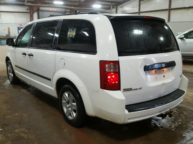 1D8HN44HX8B174445 - 2008 DODGE GRAND CARA WHITE photo 3