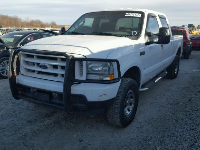 1FTNW21L74ED73070 - 2004 FORD F250 SUPER WHITE photo 2