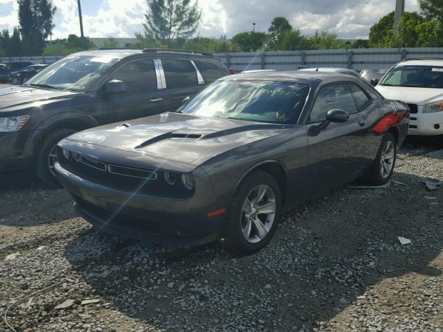 2C3CDZAG3FH774916 - 2015 DODGE CHALLENGER GRAY photo 2