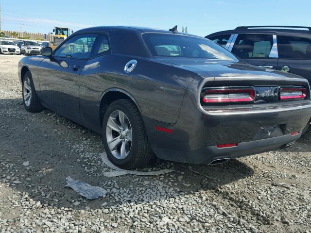 2C3CDZAG3FH774916 - 2015 DODGE CHALLENGER GRAY photo 3