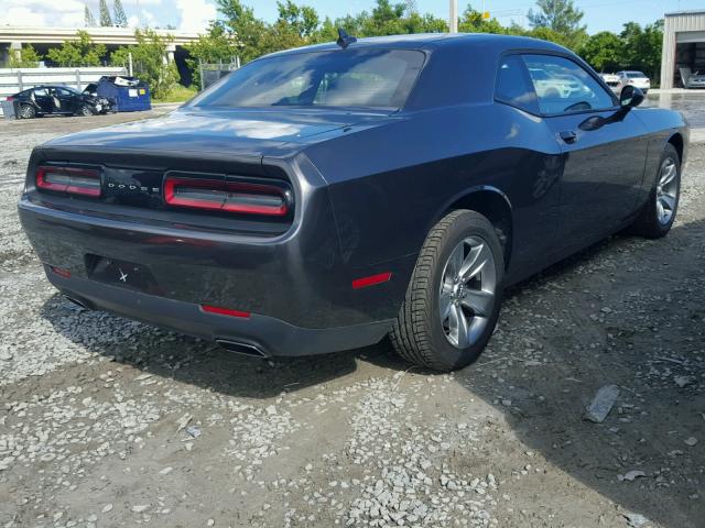 2C3CDZAG3FH774916 - 2015 DODGE CHALLENGER GRAY photo 4