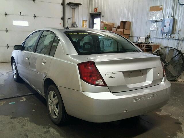 1G8AJ55F26Z117864 - 2006 SATURN ION LEVEL SILVER photo 3