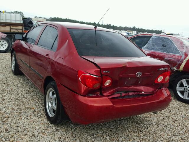 1NXBR32E56Z759104 - 2006 TOYOTA COROLLA CE RED photo 3