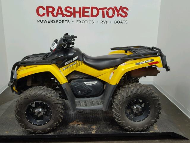 3JBEGCN11AJ000077 - 2010 CAN-AM OUTLANDER YELLOW photo 3