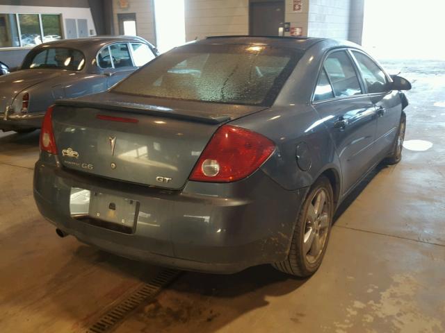 1G2ZH578764169298 - 2006 PONTIAC G6 GT BLUE photo 4