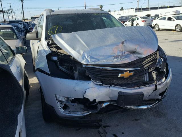 1GNKRFED5FJ151388 - 2015 CHEVROLET TRAVERSE L SILVER photo 1