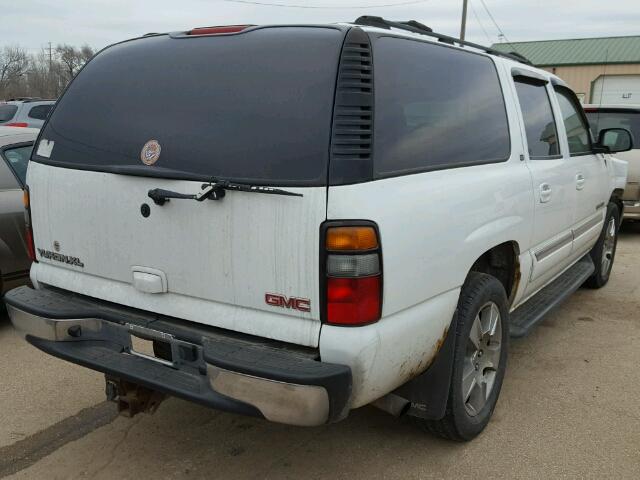 1GKFK16Z35J213613 - 2005 GMC YUKON XL K WHITE photo 4