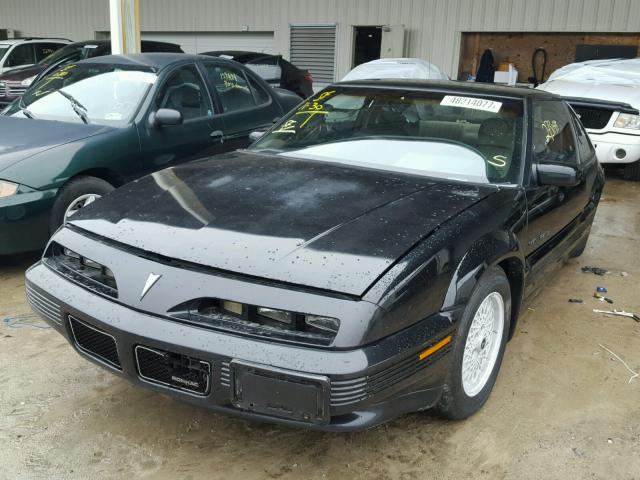 1G2WJ14T5NF201161 - 1992 PONTIAC GRAND PRIX შავი ფოტო 2