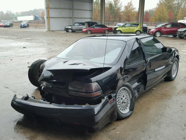 1G2WJ14T5NF201161 - 1992 PONTIAC GRAND PRIX შავი ფოტო 4