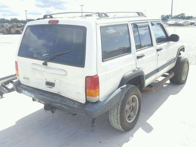 1J4FT68S2XL509584 - 1999 JEEP CHEROKEE S WHITE photo 4