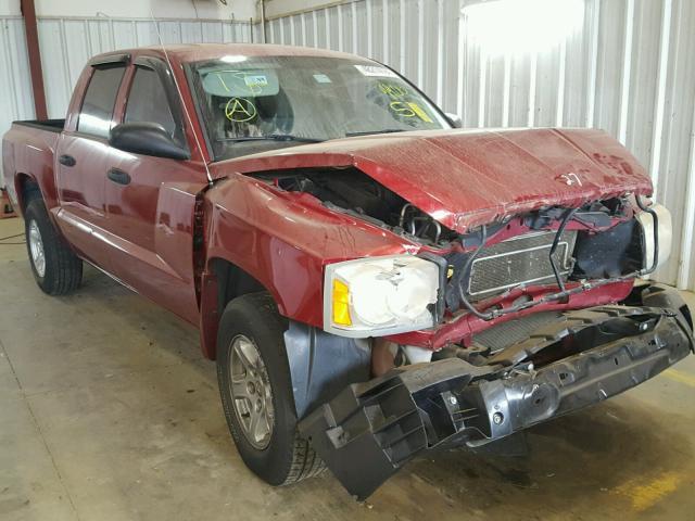 1D7HE28K16S629906 - 2006 DODGE DAKOTA QUA RED photo 1