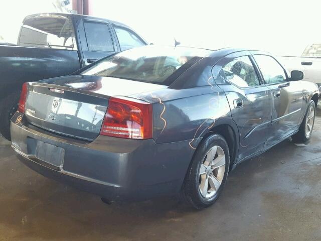 2B3KA43GX8H330257 - 2008 DODGE CHARGER GRAY photo 4