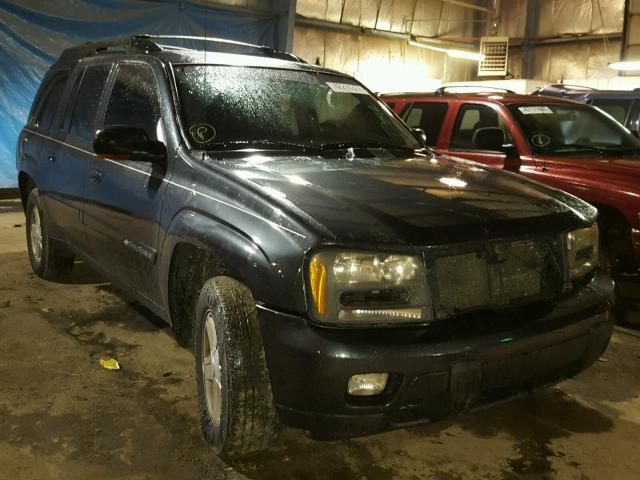 1GNET16S736140843 - 2003 CHEVROLET TRAILBLAZE BLACK photo 1