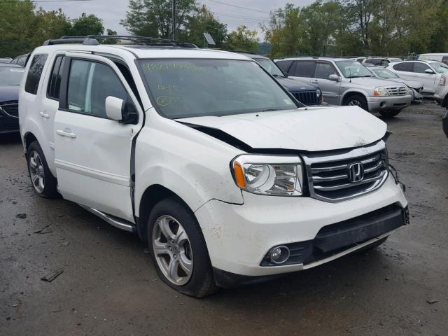 5FNYF4H72DB081634 - 2013 HONDA PILOT EXLN WHITE photo 1