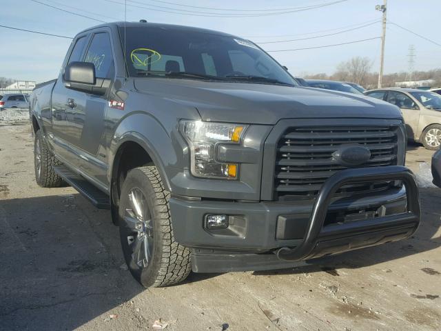 1FTFX1EG0HFA00767 - 2017 FORD F150 SUPER CHARCOAL photo 1