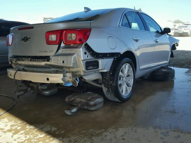 1G11F5SL7FU149829 - 2015 CHEVROLET MALIBU LTZ 银色 照片 4