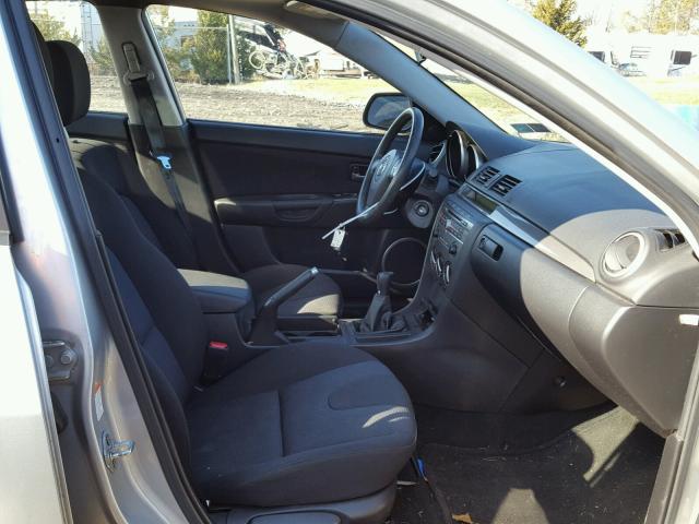 JM1BK323971751758 - 2007 MAZDA 3 S SILVER photo 5