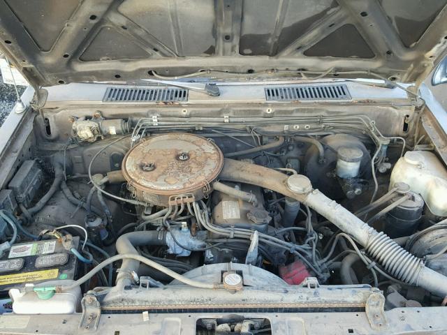 JN6ND11S5GW018305 - 1986 NISSAN D21 SHORT BROWN photo 7