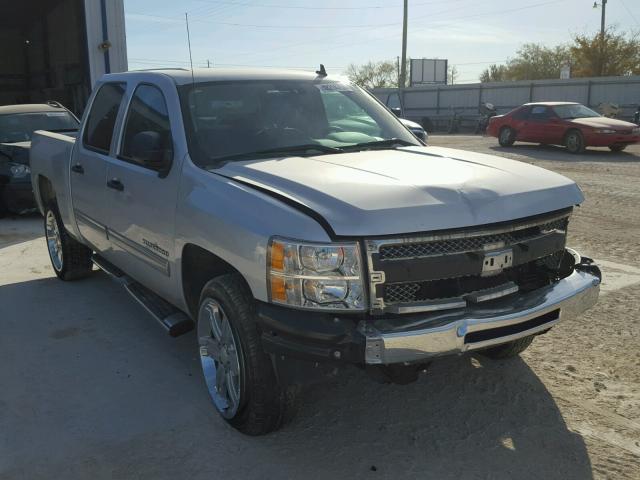 3GCPCREA4DG100048 - 2013 CHEVROLET SILVERADO SILVER photo 1