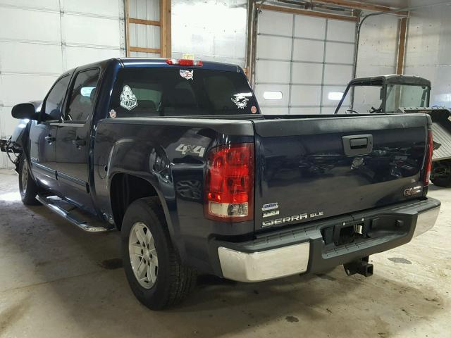 3GTRKVE39AG293668 - 2010 GMC SIERRA K15 BLUE photo 3