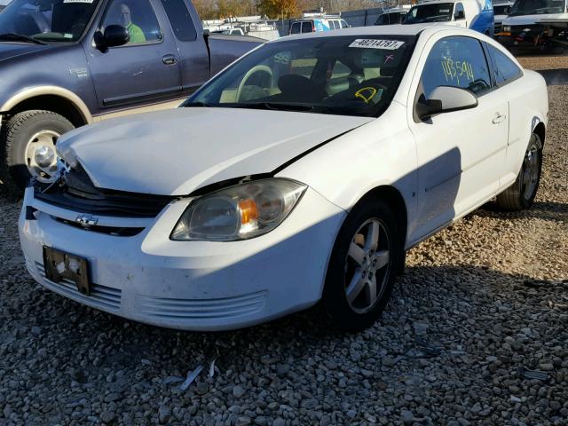 1G1AT18H297264619 - 2009 CHEVROLET COBALT LT WHITE photo 2