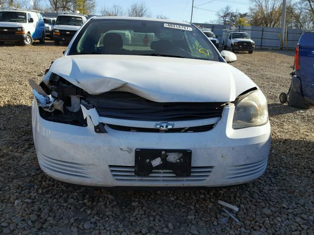 1G1AT18H297264619 - 2009 CHEVROLET COBALT LT WHITE photo 9