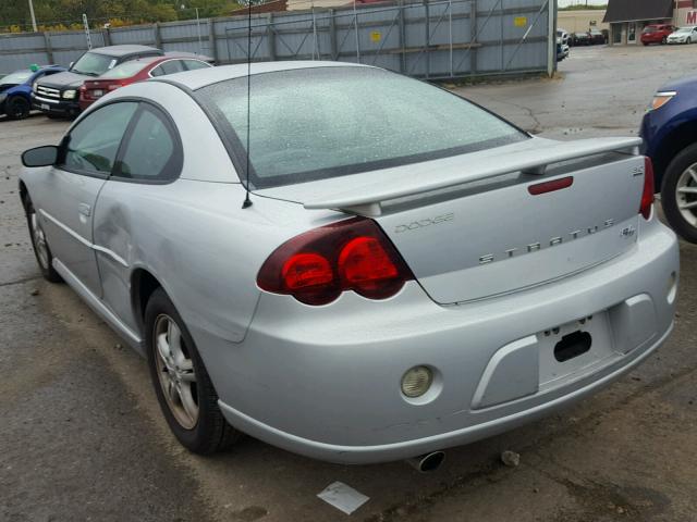 4B3AG52H95E015011 - 2005 DODGE STRATUS R/ SILVER photo 3