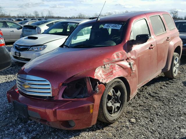 3GNBABDB4AS605475 - 2010 CHEVROLET HHR LT MAROON photo 2