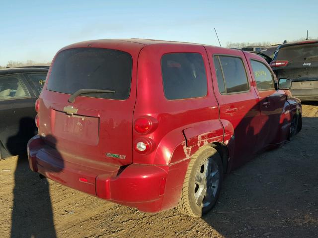 3GNBABDB4AS605475 - 2010 CHEVROLET HHR LT MAROON photo 4