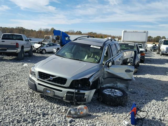 YV1CZ91H941036114 - 2004 VOLVO XC90 T6 SILVER photo 2