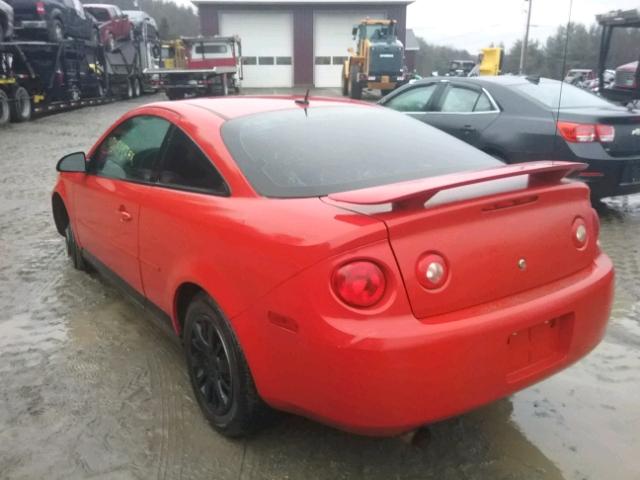 1G1AK18H297111418 - 2009 CHEVROLET COBALT LS RED photo 3