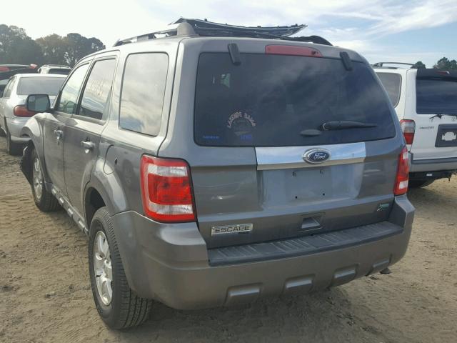 1FMCU0EG1BKC18135 - 2011 FORD ESCAPE LIM GRAY photo 3