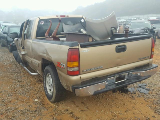 1GCEK19T8YE228524 - 2000 CHEVROLET SILVERADO TAN photo 3