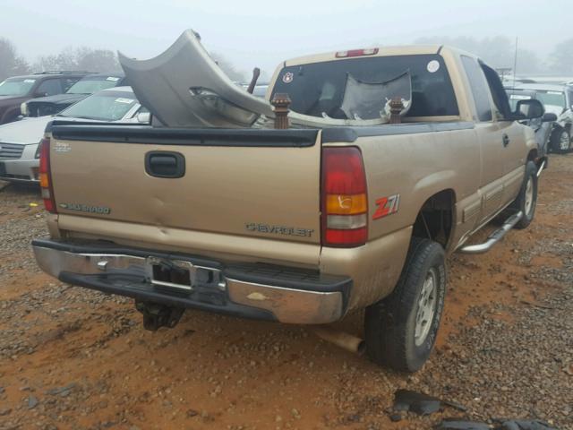 1GCEK19T8YE228524 - 2000 CHEVROLET SILVERADO TAN photo 4